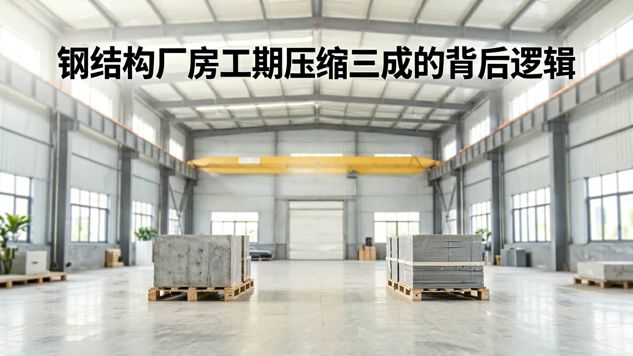 钢结构厂房工期压缩三成的背后逻辑